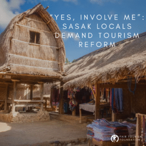 Sasak locals demand participation on tourism reform